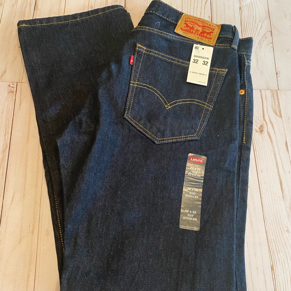 Levis 505 Original Fit Jeans Straight 32x32